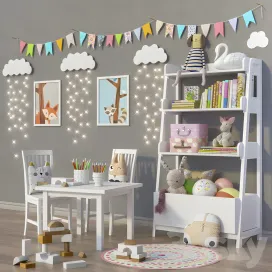 Toys furniture options set